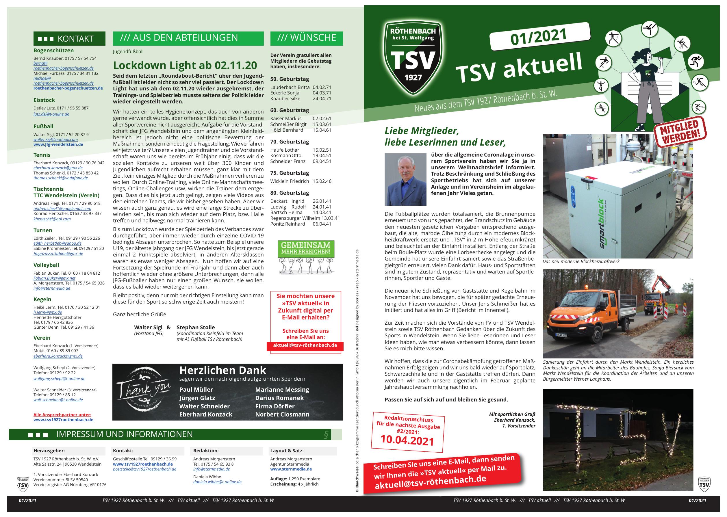 Titelbild Ausgabe 2021/01