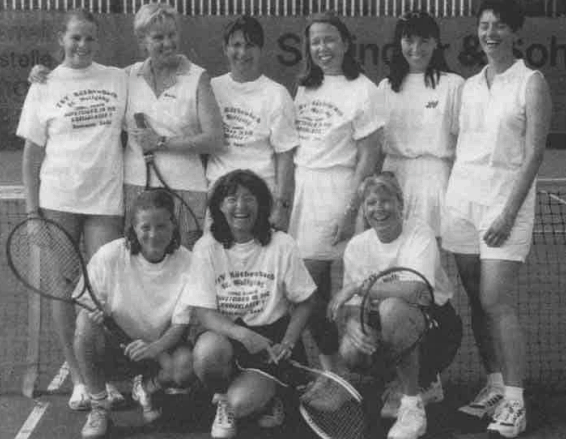 Damen-Tennis-Mannschaft, 1990er Jahre
