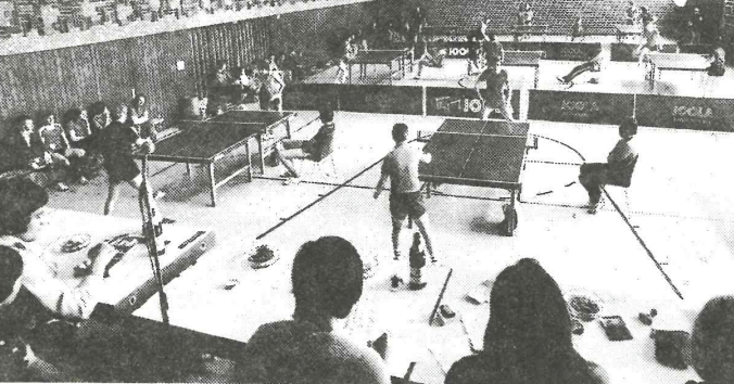 Tischtennis-Turnier, 1975
